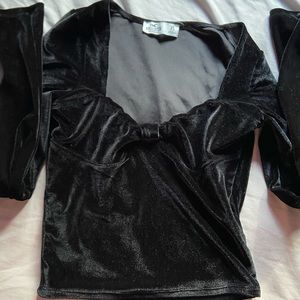 Velvet Long Sleeve Tee